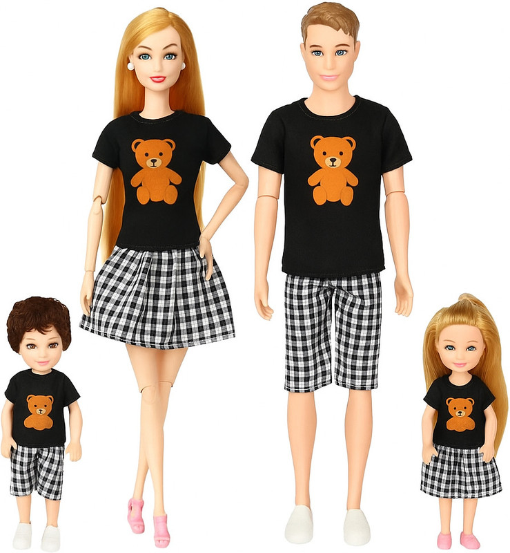 Ladli Premium Quality Family Doll for Kids | Role Play Toy with Parents and Children(Multicolor)