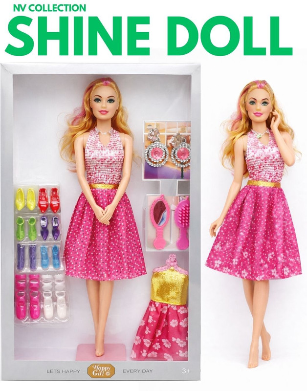 CTC CREATION Shine Dolls Styling Fun Accessories for Kids(Multicolor)