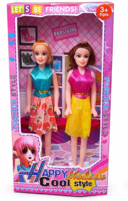VIJLET 2 Stylish Dolls | Trendy Outfits | Perfect Gift for Girls | Age 3+(Multicolor)