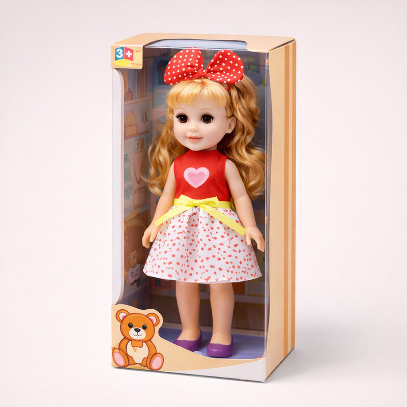 BIZDOM Lovely Princess Baby Doll–35 cm | Multicolor Available | Random Color Delivered)(Multicolor)