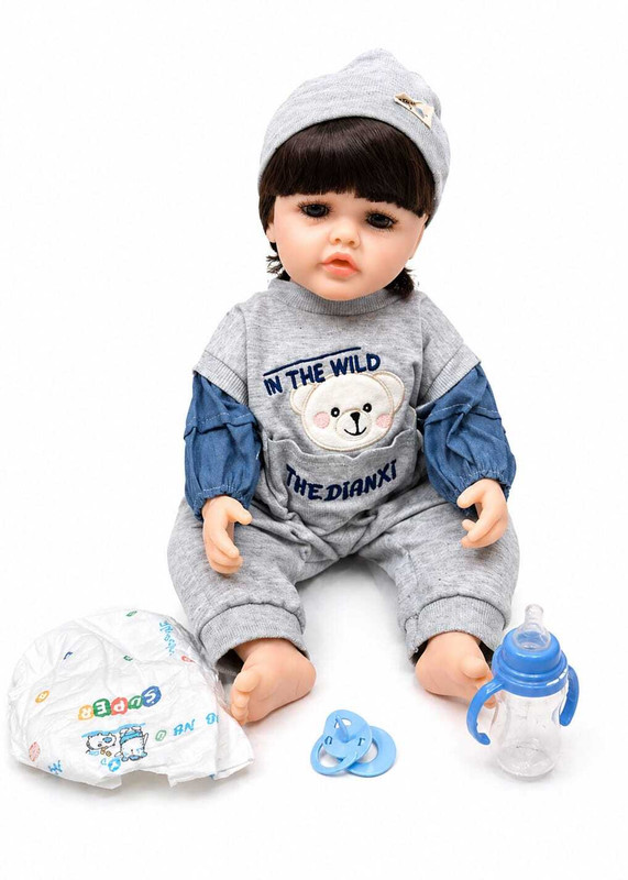 kidsmuch Soft Touch Silicone Play Doll(Multicolor)