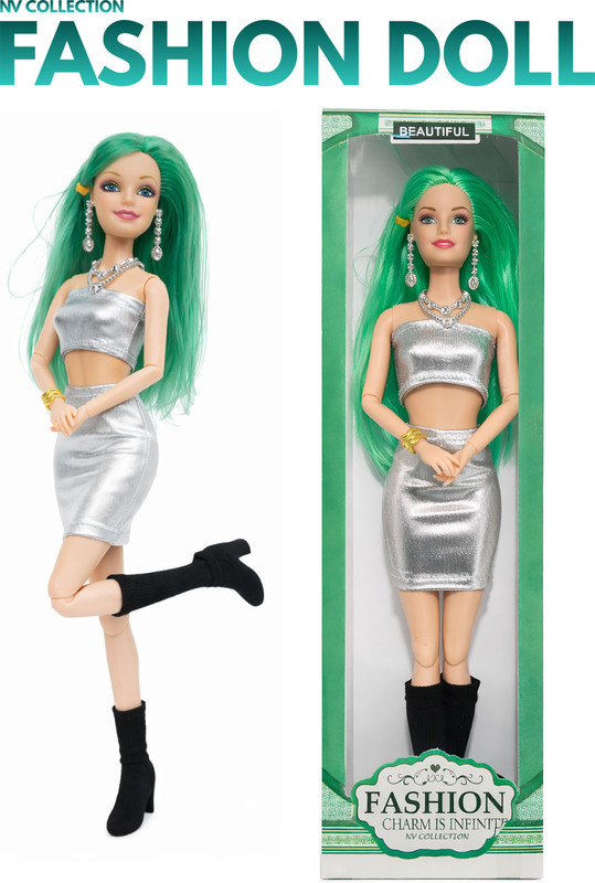 NV COLLECTION Fashion dolls created for fun storytelling and role-play(Multicolor)