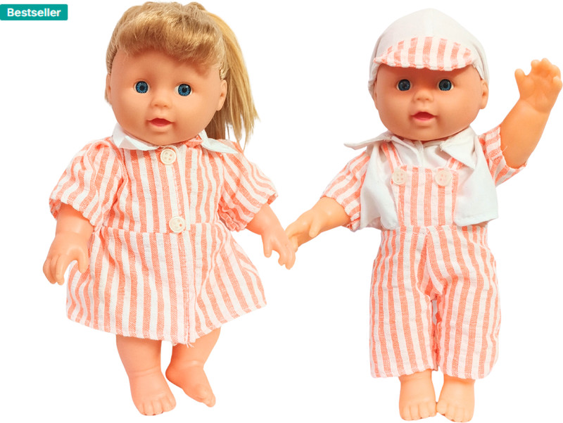 Ladli Cute Soft Body doll for Kids Valentine Gift for every couple and kids real doll(Orange)