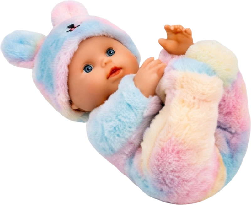 Ladli Cute Colorful Soft Baby Doll with 'Love' Embroidery - Perfect Gifting Toy(Multicolor)