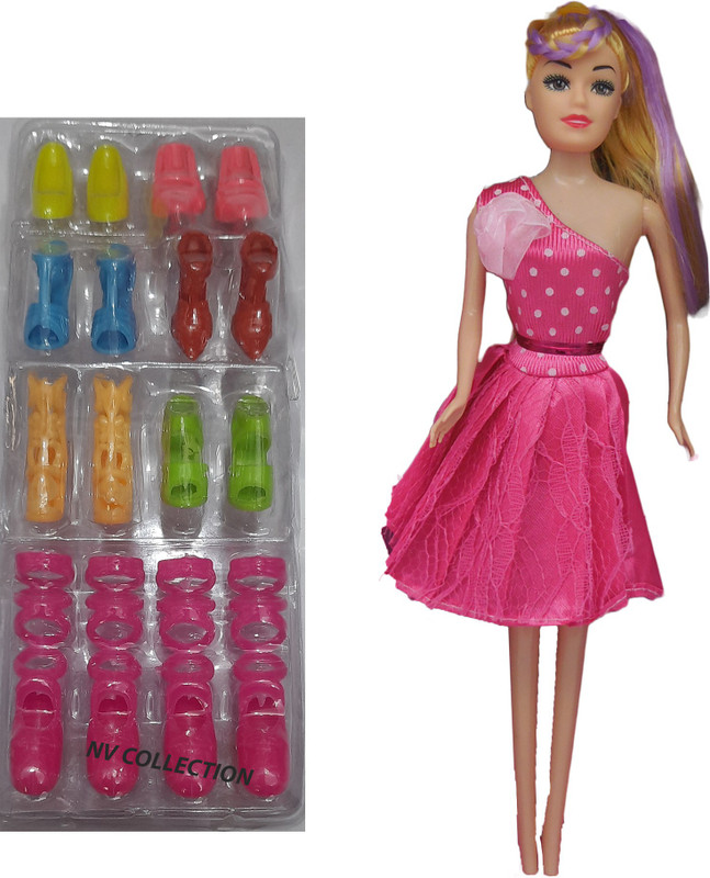 NV COLLECTION Shine Fashion Doll for Girls Your Child Will Love Playing with This Doll(Multicolor)