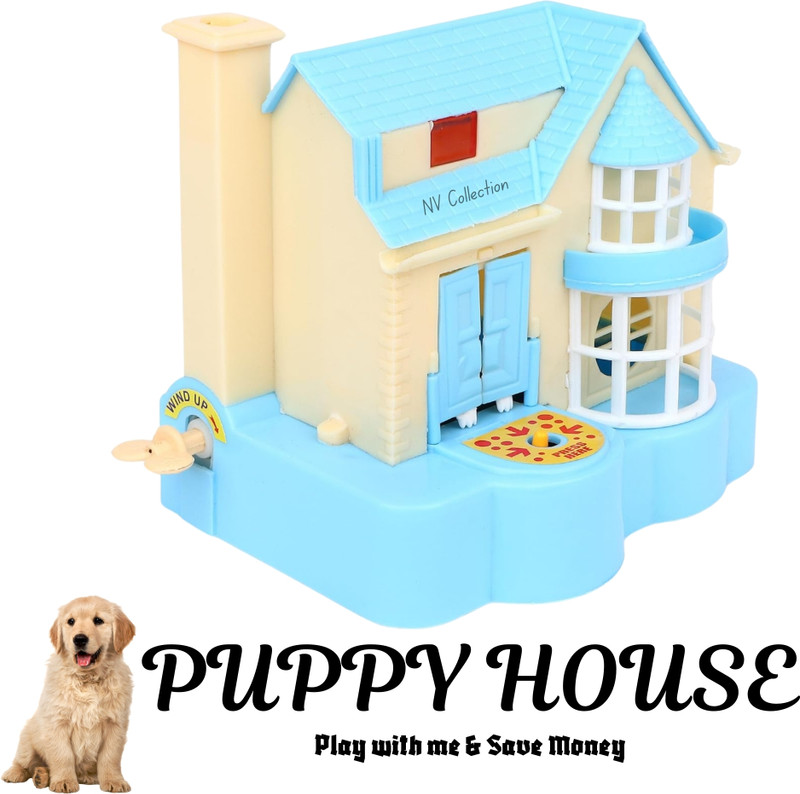 NV COLLECTION Cute Puppy Coin Bank for Children – No Electricity Needed(Multicolor)