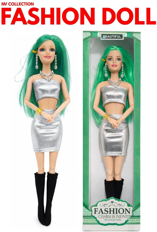NV COLLECTION Fashion doll toy encouraging imaginative role play(Multicolor)