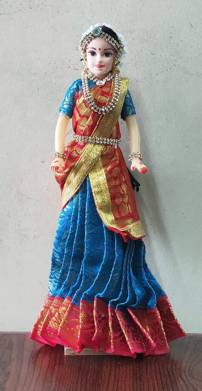 GVToys Half Saree decorative doll(Multicolor)