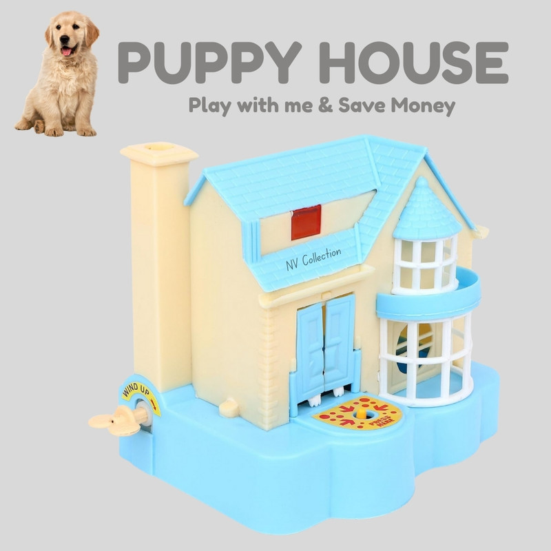 NV COLLECTION Puppy Savings Coin Bank Without Electronics(Multicolor)