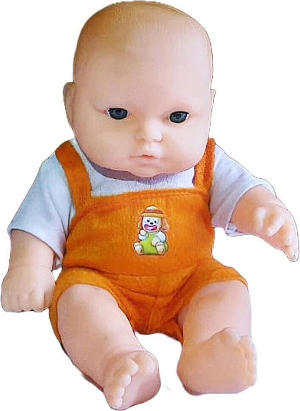 BKDT Marketing Little Baby Boy Doll for Kids Moveable Legs & Arms with Removable Clothes Set(Blue)
