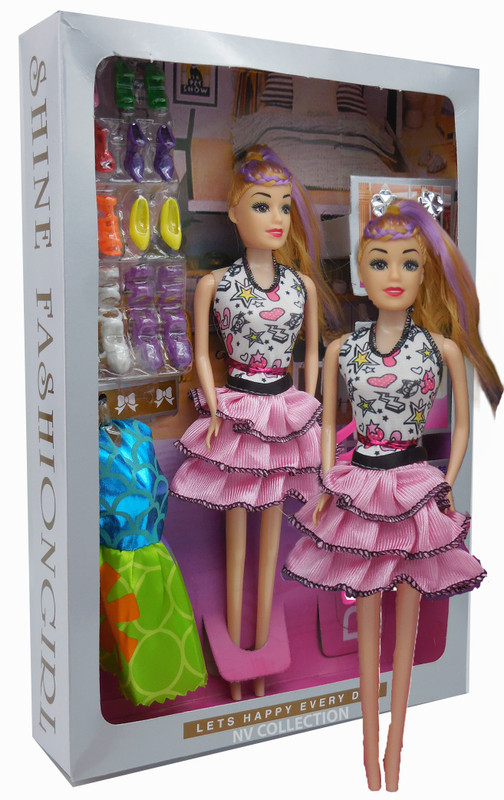 NV COLLECTION shine doll for girl With acessories (multicolor)(Multicolor)