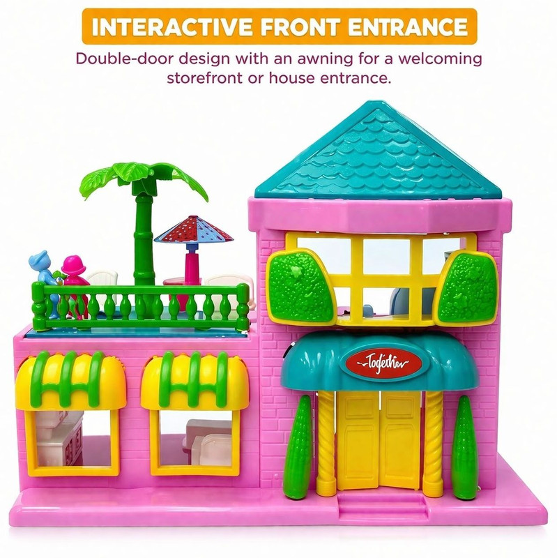 Agt Mini Dollhouse-05(Multicolor)
