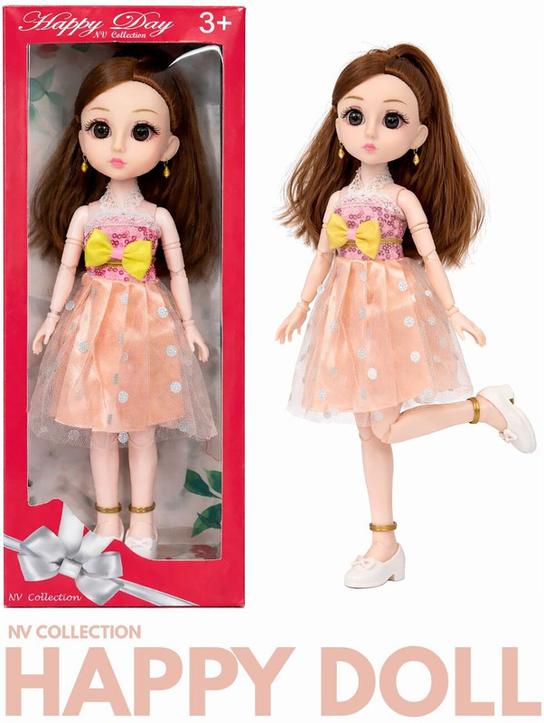 NV COLLECTION Creative fashion doll toy for kids(Multicolor)