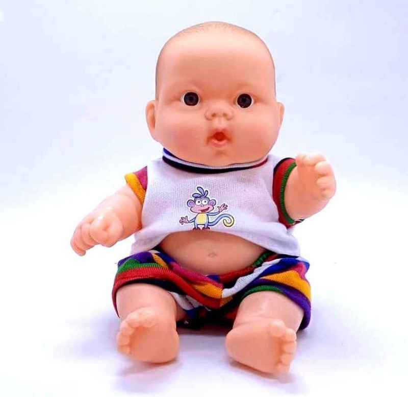 Kids Sanju Baba Baby Boy Doll for Boys & Girls, (25 cm - Height While Standing)(Pink)