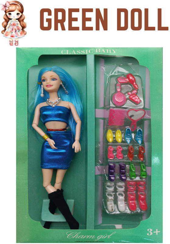 meetanshcollection Deluxe Edition Classic Doll with Accessories Galore(Multicolor)