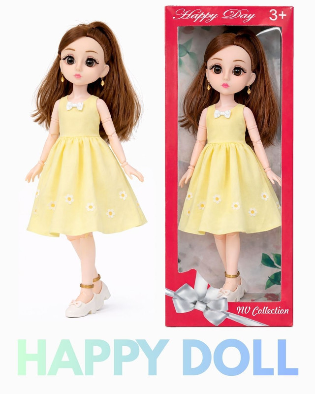 CTC CREATION Happy and stylish doll with a charming personality(Multicolor)