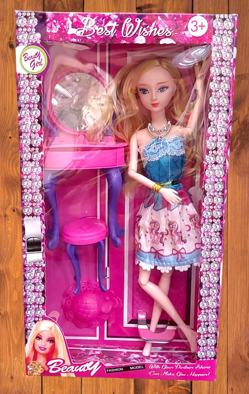 CTC CREATION Beauty Fashion Model Doll Set with movable hands & legs for Girls(Multicolor)