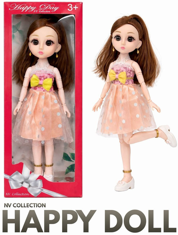 NV COLLECTION Happy Fashion Doll A Delightfully Cute Fashion Friend(Multicolor)