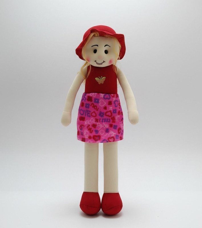 Tuzi Doll Plush Toy for Girls & Boys 60cm | Cute Soft Doll Toy Birthday Gift Unisex(Multicolor)