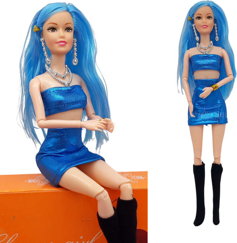CTC CREATION Fashion doll for your Loving Kids to play with. Hand and Legs are foldable(Multicolor)