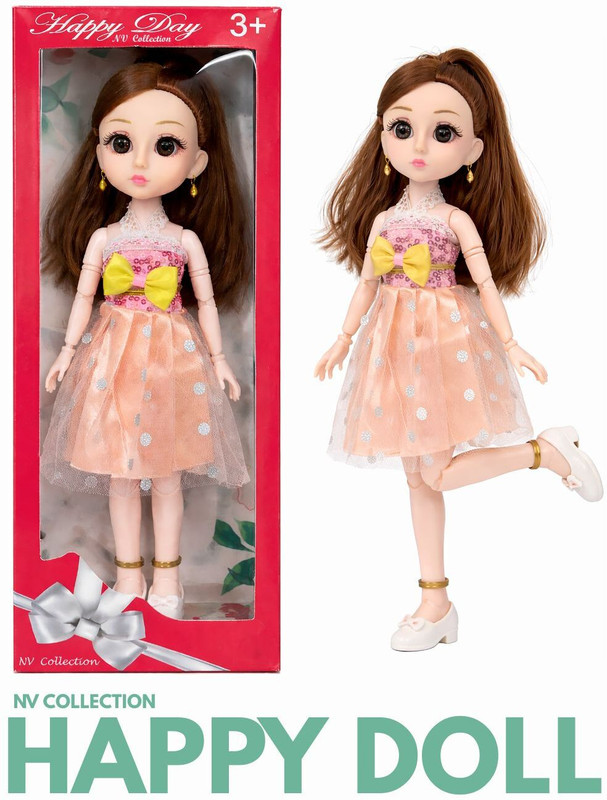 CTC CREATION Happy Fashion Doll A Fashionable Doll Full of Happiness(Multicolor)