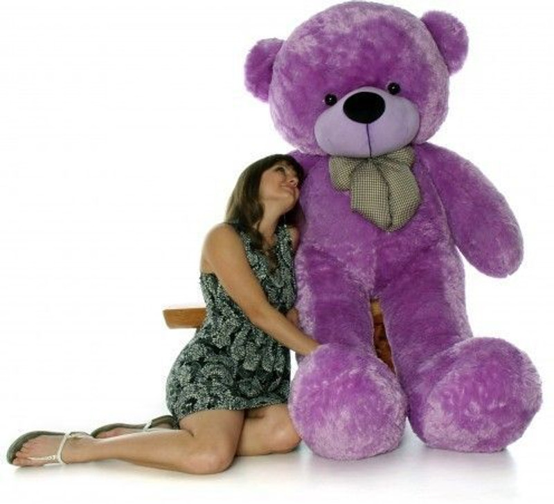 TRUELOVER Teddy bear/Big very soft and sweet- 89.09 cm (Purple)(Purple)