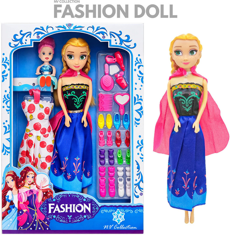 NV COLLECTION Adorable Baby Doll Kit with Accessories(Multicolor)