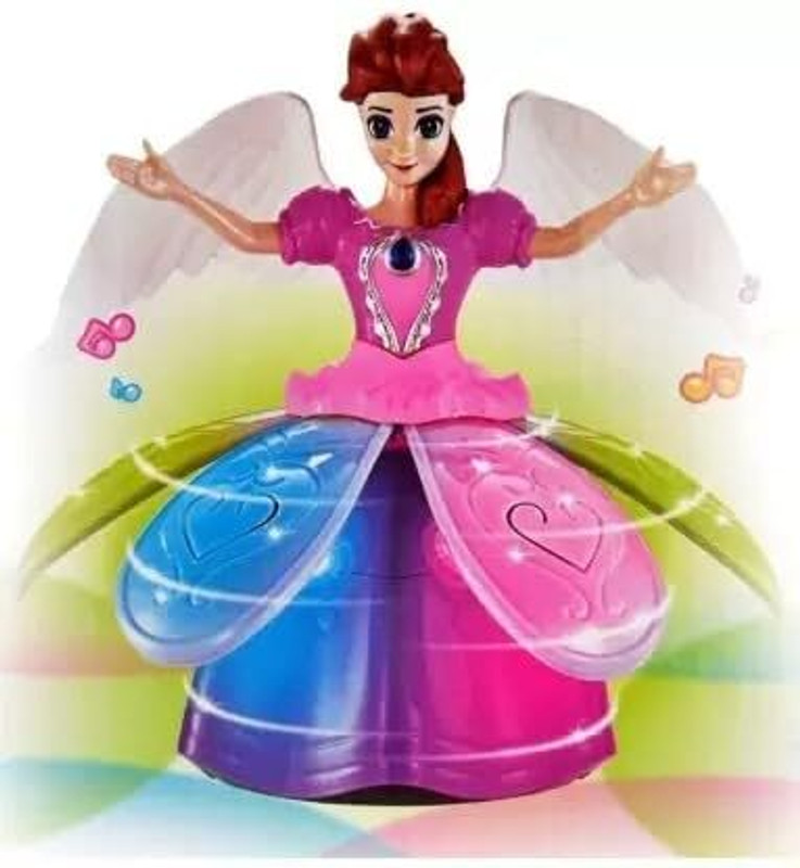 K.D Tinytots Beautiful Dancing Angel Doll – Toy Features Amazing Music, Walks(Multicolor)
