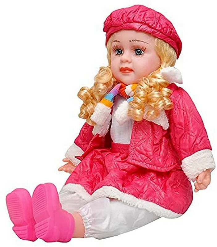 Anushka Toys Cute Looking Musical, Rhyming doll Laughing, Talking And Singing Doll for kids(Multicolor)
