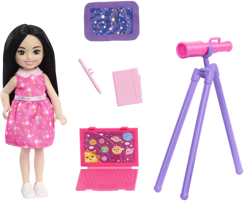 BARBIE Chelsea Can Be Playset with Brunette Chelsea Doctor Doll (6-in/15.24-cm)(Multicolor)