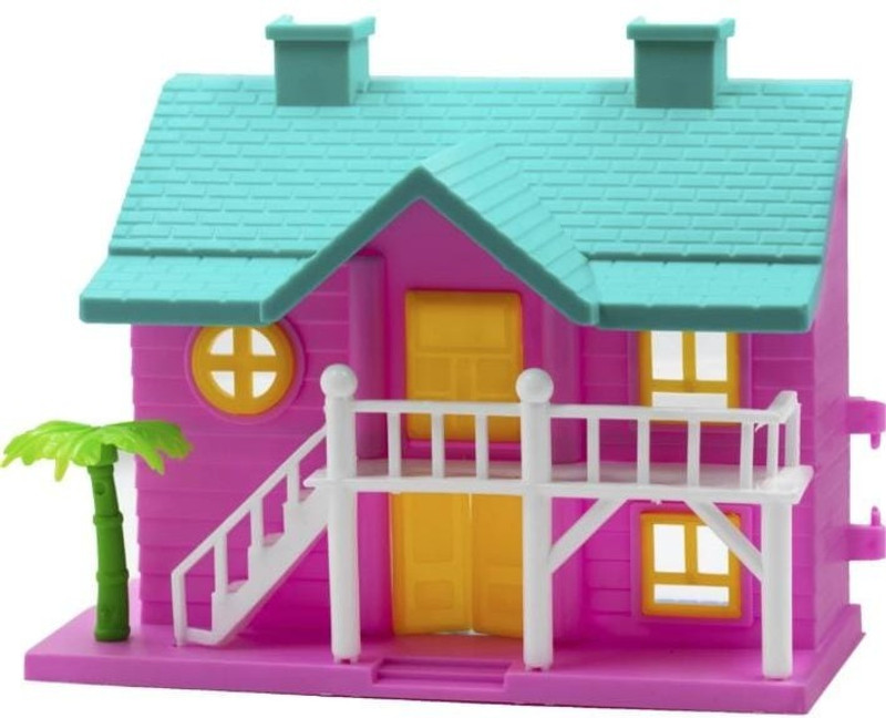 SOPALI Doll House with set of furnitures(White, Pink, Multicolor)
