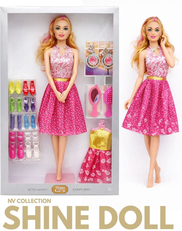 CTC CREATION Shine Dolls Styling & Fashion Playset(Multicolor)
