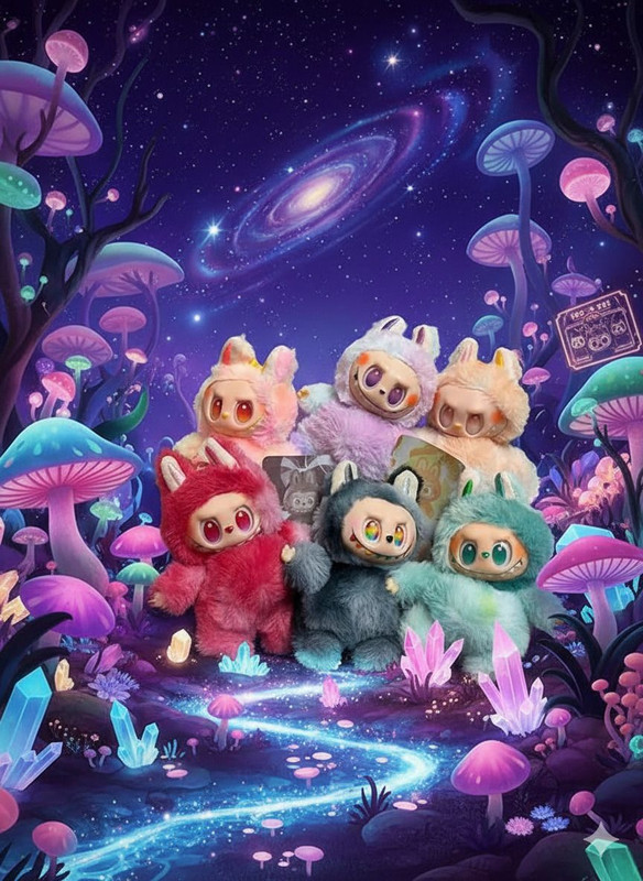 MILLOR The Labubu Plush Collection: Adorable, Soft & Collectible Monsters - 17 cm(Multicolor)