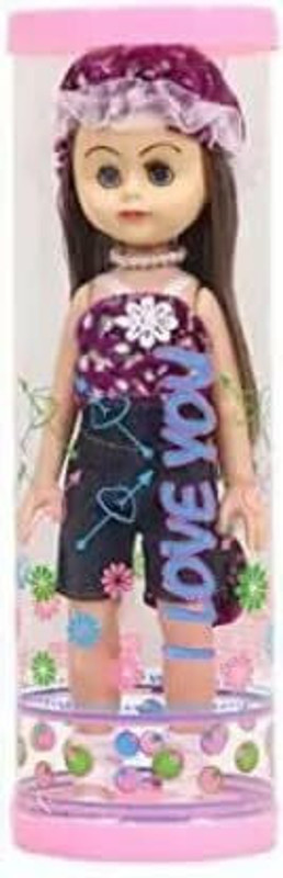 K.D Tinytots New Model Doll Set for Girls Baby Doll Outfit Doll Box Packaging(Multicolor)