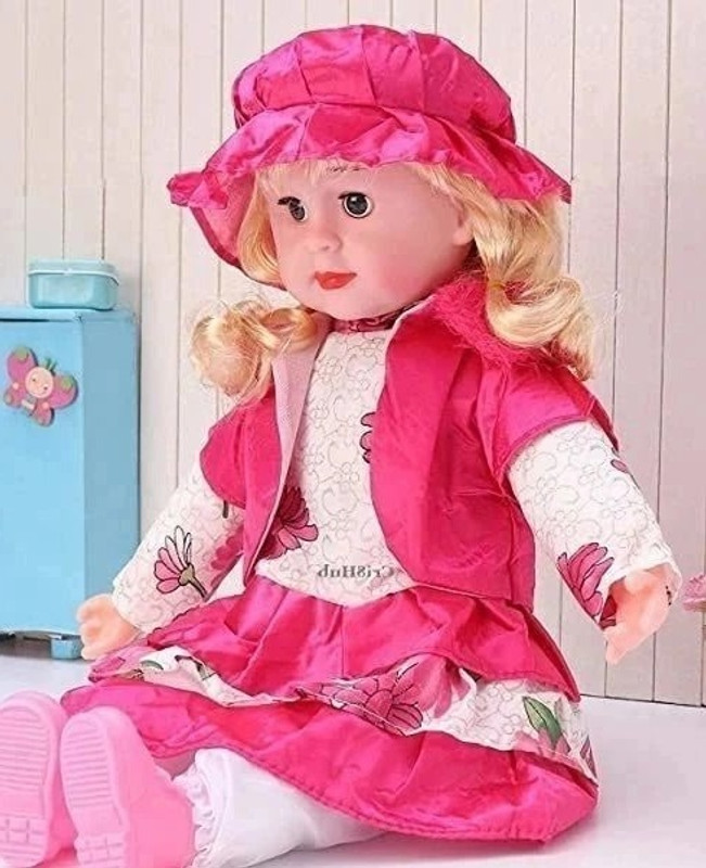 MY BABY LOVE A PERFECT CARE Kids Cute Musical Baby Doll Toy with Sound Talking Singing Doll Gift(Multicolor)