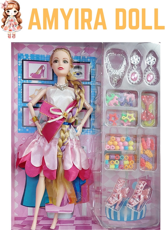 CTC CREATION Amyira Doll with Pose-Ready Arms and Legs & Extras(Multicolor)