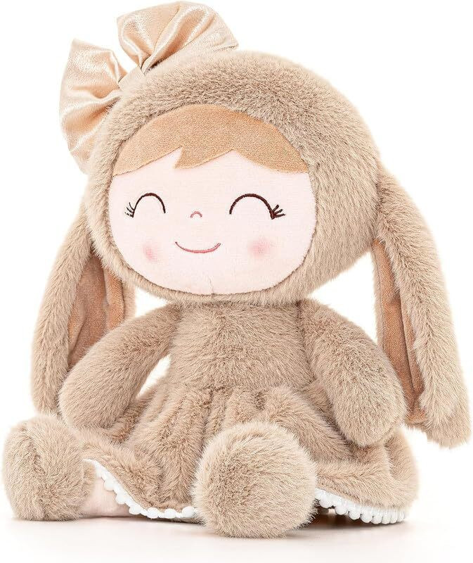 HELLOBEAR Super Soft Stuffed Cute Bunny Baby Doll Plush Toy - 40 cm(Brown)