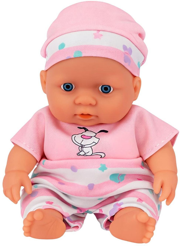 FunBlast Realistic Baby Doll Toy for Kids, 19 Cm Moving Arms & Legs, Kid's Birthday Gift(Multicolor)