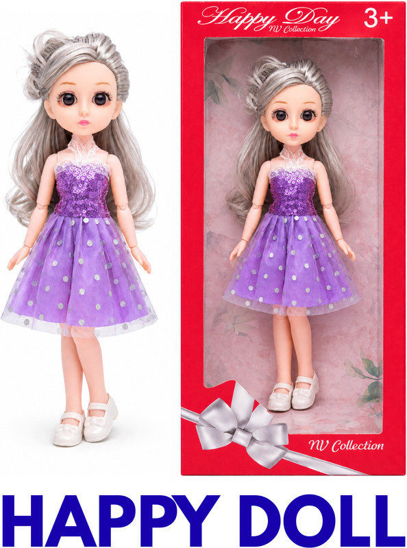 CTC CREATION Bright doll glowing with playful vibes(Multicolor)