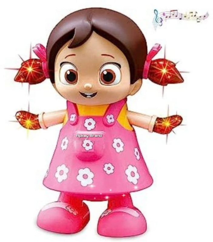 mega shine Cute Dancing Doll Colorful LED Lights and Music(Multicolor)
