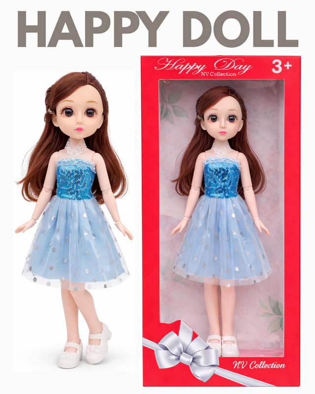 NV COLLECTION A modern doll glowing with vibrant positivity(Multicolor)