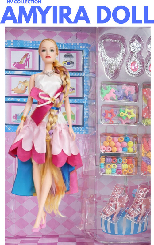 CTC CREATION Amayira Doll Set with Cute Play Accessories(Multicolor)
