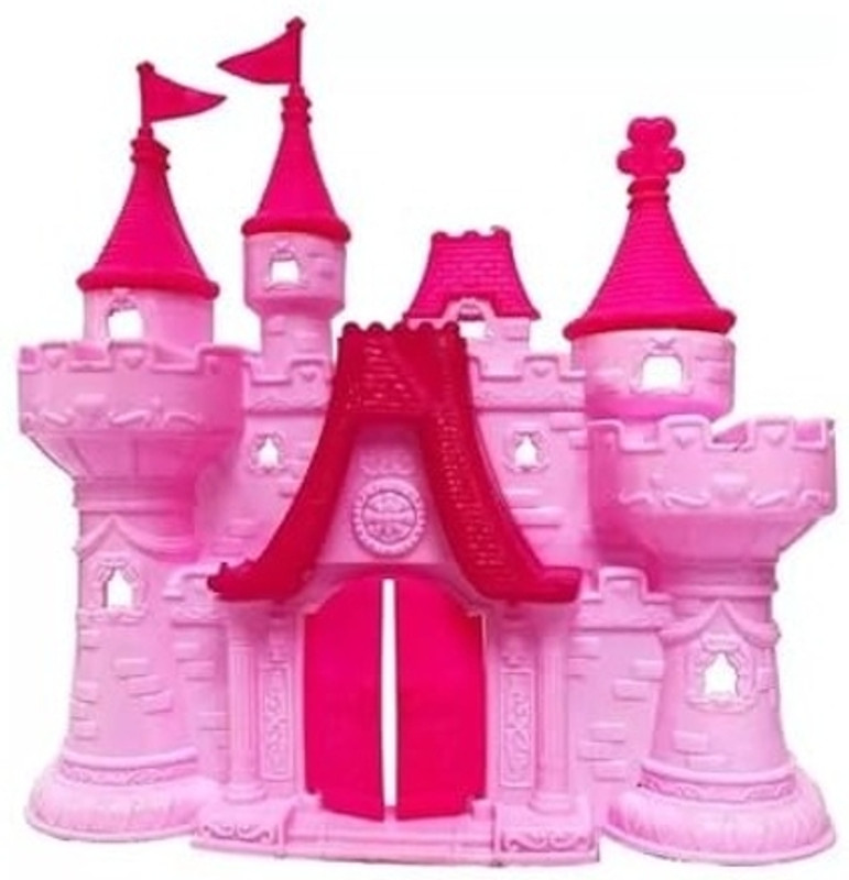 Malika Store Princess Castle Doll House Princess Palace With Accessories and Furniture Set(Pink)