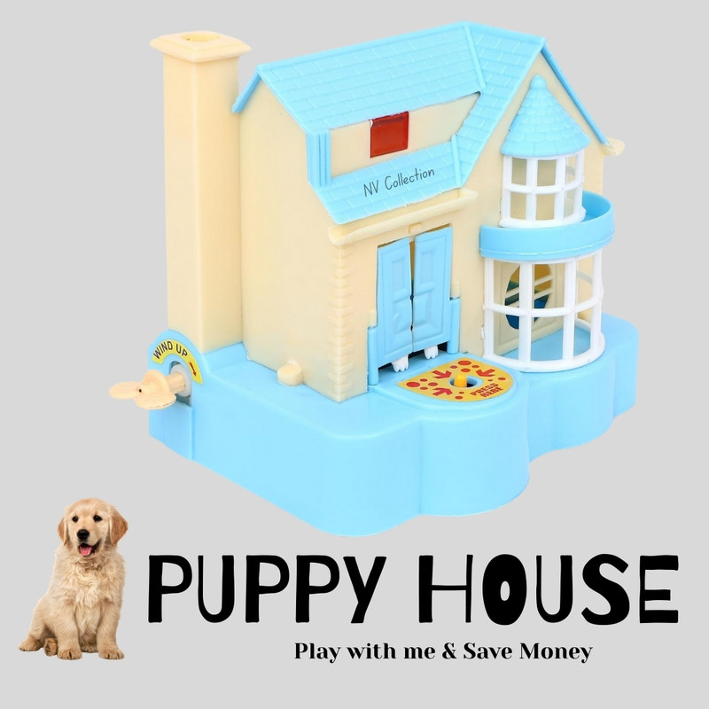 NV COLLECTION Stylish Puppy Coin Bank for Kids’ Bedrooms(Multicolor)