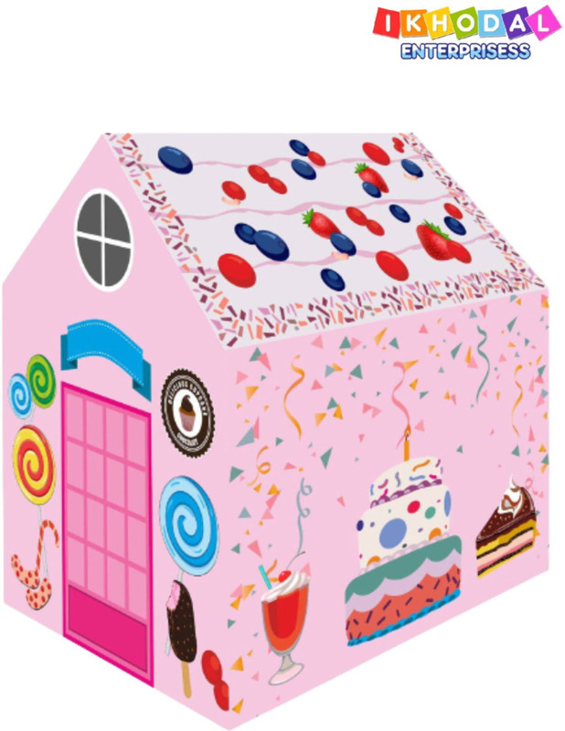 Kankad Extremely Light Weight Kids Play Theme Tent House(Multicolor)