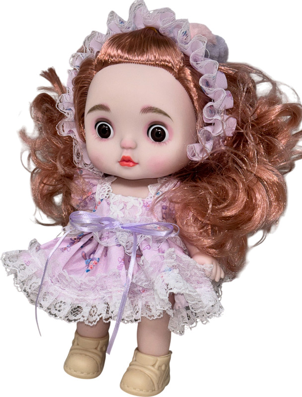 Toyify Big-Eyes Cute Girl Doll for Girls | Long Hair | Toys for Kids | Birthday Gift(Multicolor)