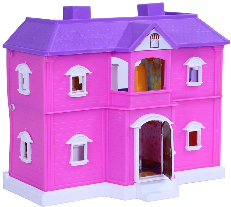 GOSHOPPE ENTERPRISES My Little Doll House (34 Pcs) (Multicolor) Girls toy|Role Play Set(Multicolor)
