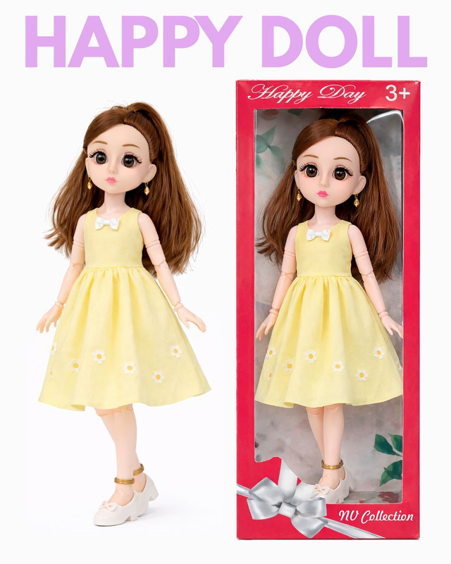 CTC CREATION Cute and stylish doll that brings happiness(Multicolor)