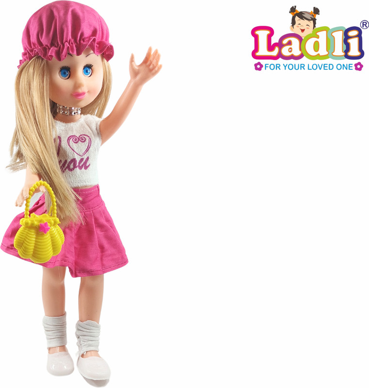 Ladli Gorgeous Girl Doll Mini Skult Cute Toy with Moveable Arms and Legs(Multicolor)