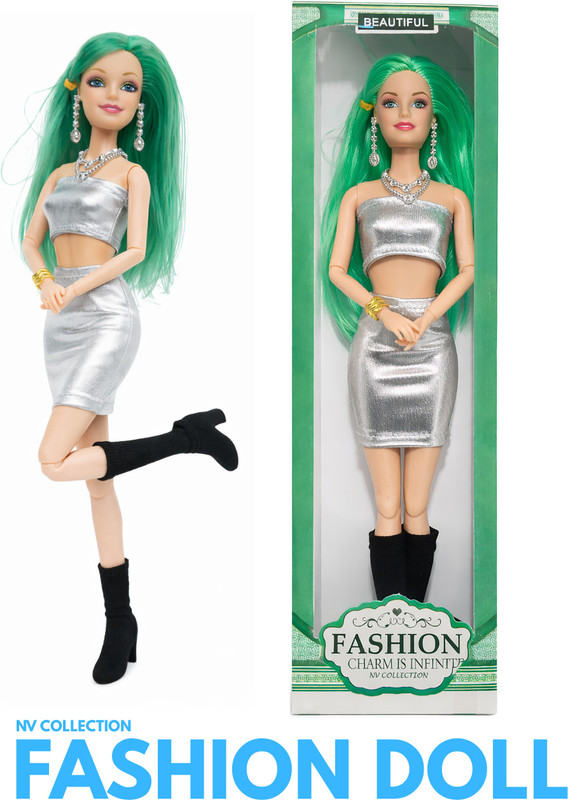 NV COLLECTION Fashion doll set encouraging creative role-play stories(Multicolor)